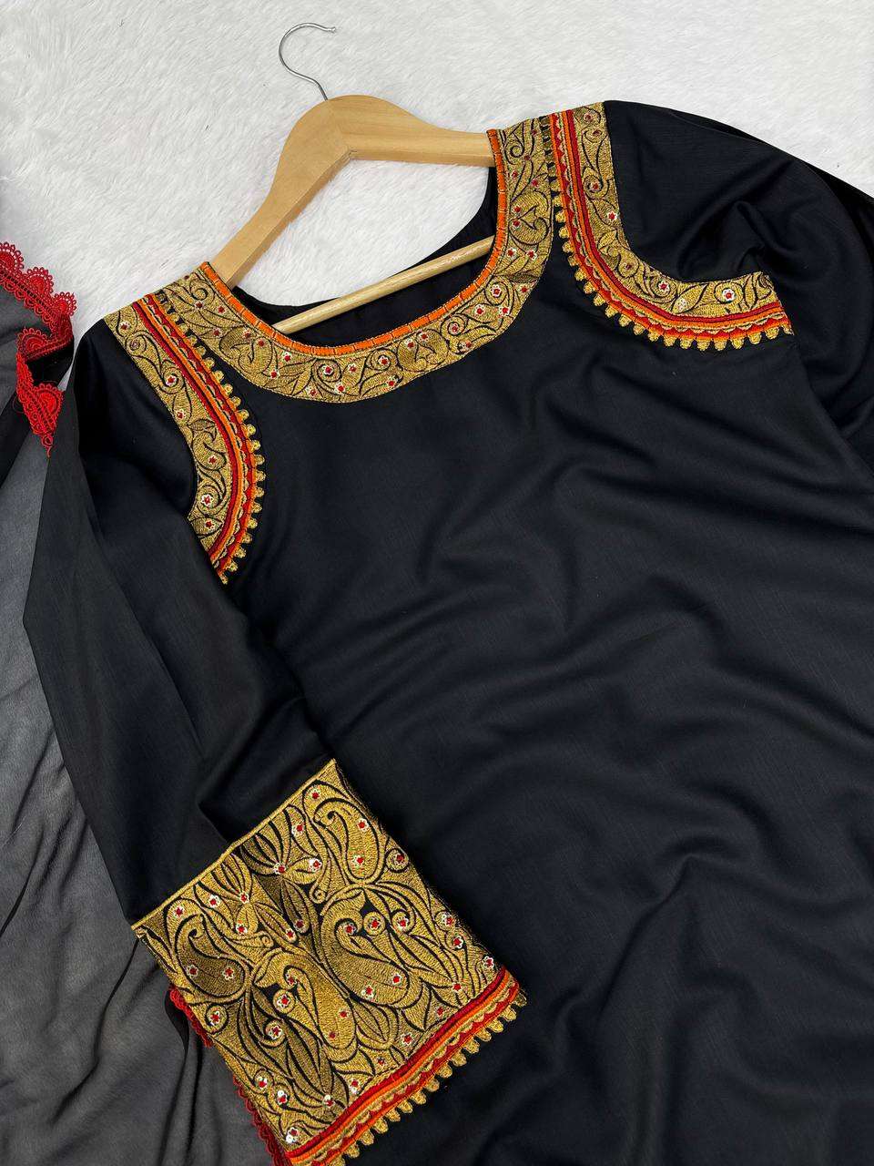 RTC 6061 RAYON BEAUTIFUL KASHMIRI STYLE DESIGNER LOOK PARTY WEAR LADIES SUIT