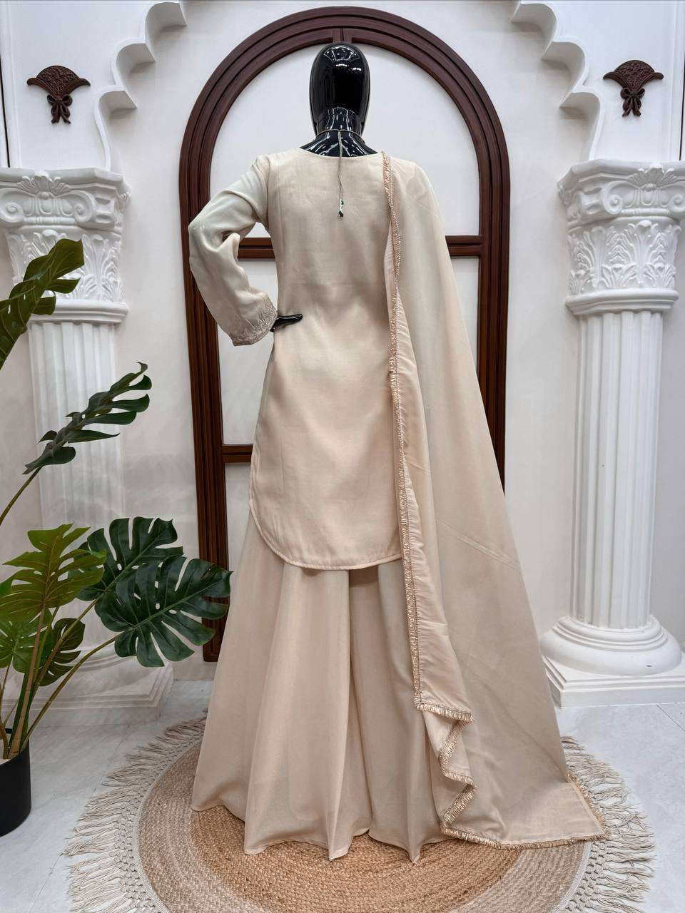 RTC 6065 SIMER FABRIC HEAVY SEQUENCE EMBROIDERY DESIGNER READY MADE FESTIVE WEAR SUIT