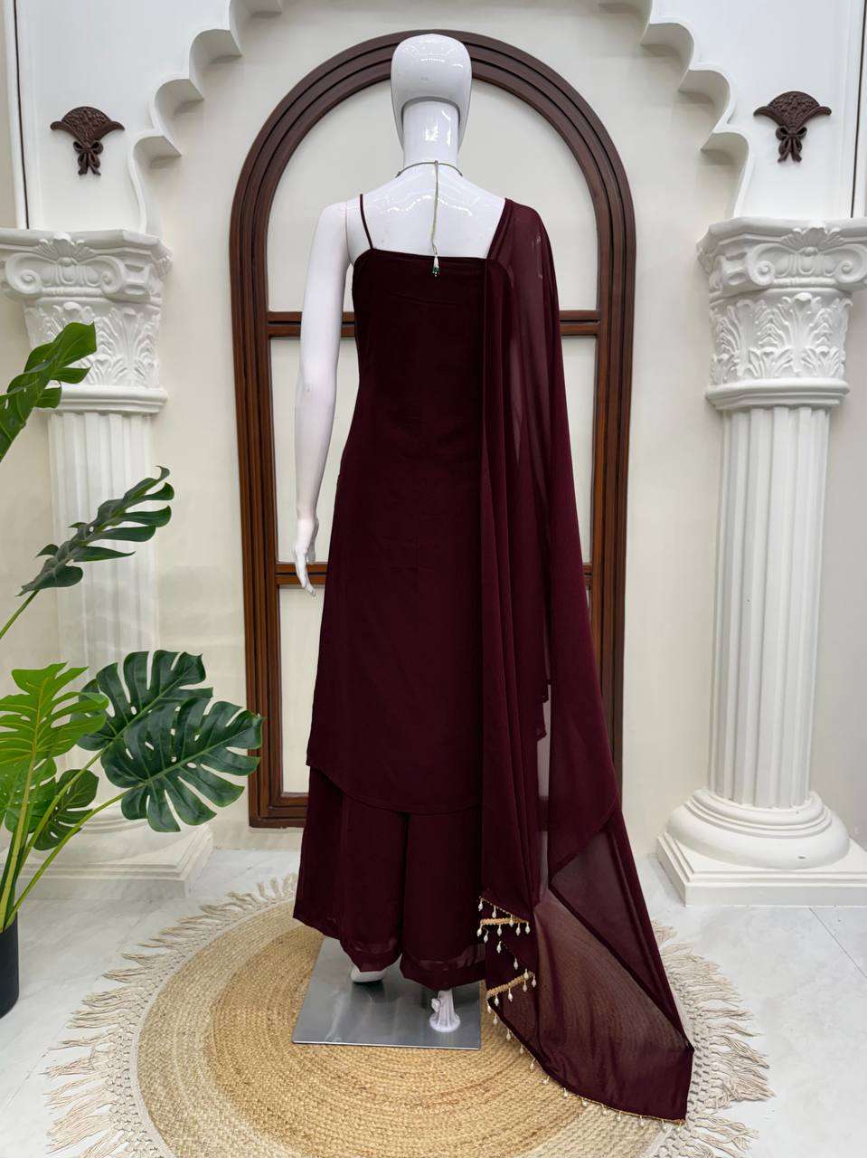 RTC 6067 GEORGETTE SEQUENCE EMBROIDERY DESIGNER WORK SUIT