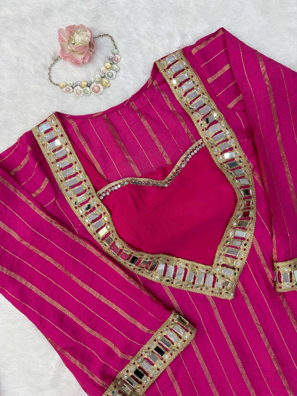 RTC 6068 FANCY BEAUTIFUL DESIGNER LOOK FESTIVE WEAR TOP WITH SHARARA SET
