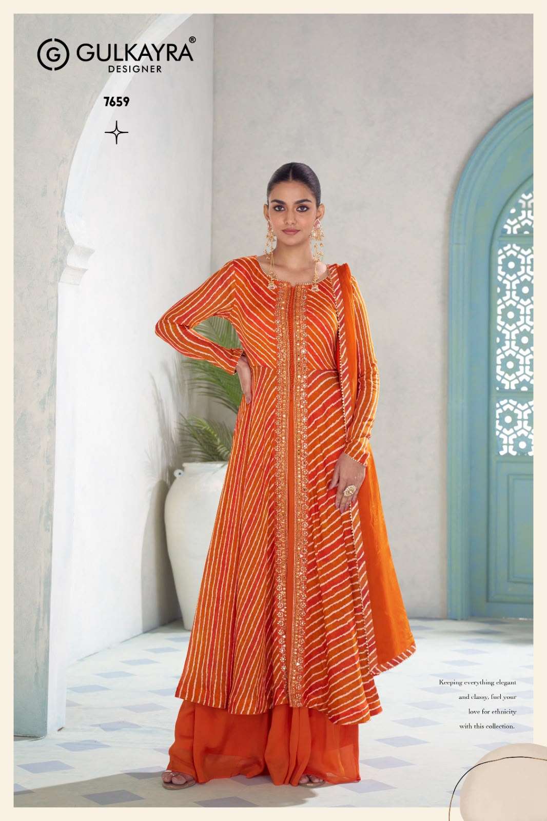 SAYURI DESIGNER VANILLA DESIGNER WORK HEAVY FESTIVE WEAR LADIES SUIT