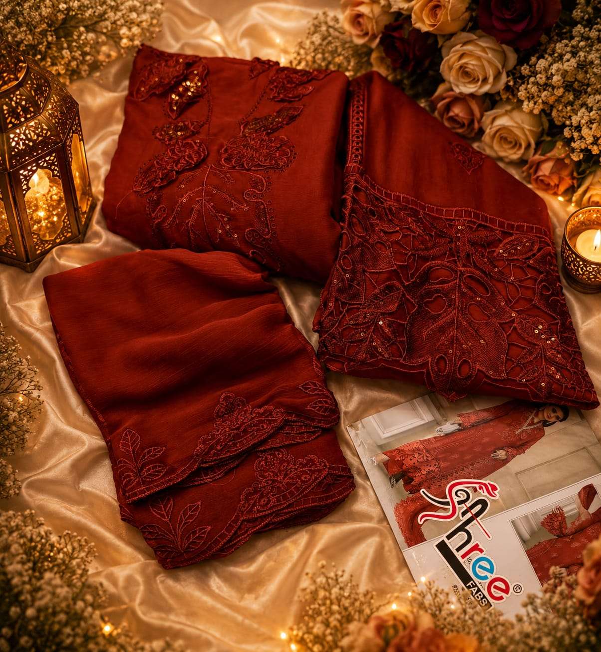SHREE FABS SF 5561 CHIFFON HEAVY EMBROIDERED DESIGNER PAKISTANI SUIT