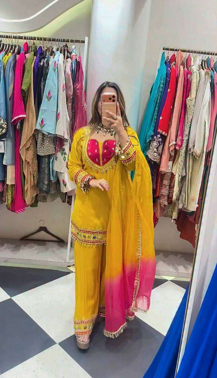 SRK 5361 SILK BEAUTIFUL DESIGNER WORK PARTY WEAR LADIES SUIT