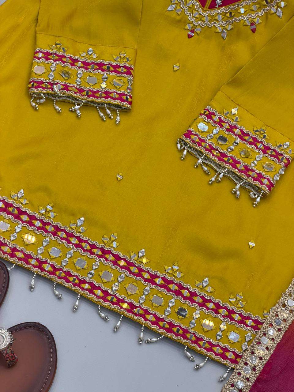SRK 5361 SILK BEAUTIFUL DESIGNER WORK PARTY WEAR LADIES SUIT