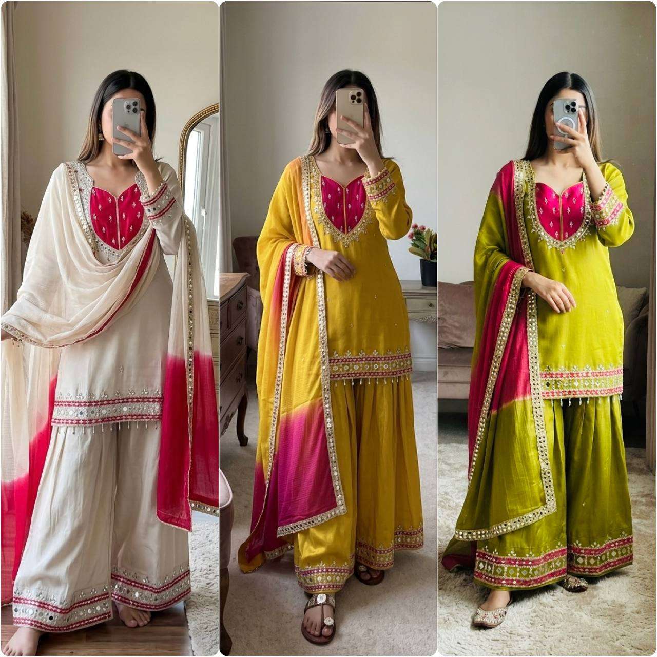SRK 5361 SILK BEAUTIFUL DESIGNER WORK PARTY WEAR LADIES SUIT