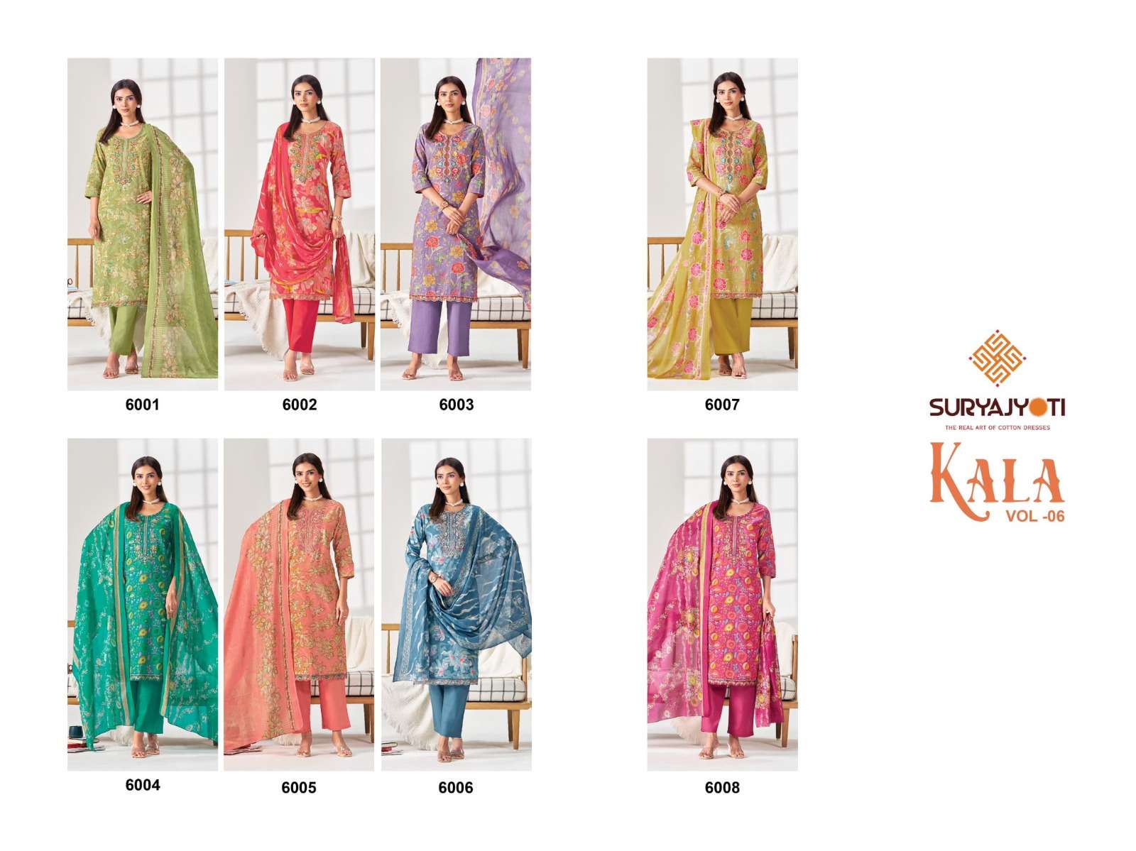 SURYAJYOTI  KALA VOL 6 READY MADE COLLECTION 