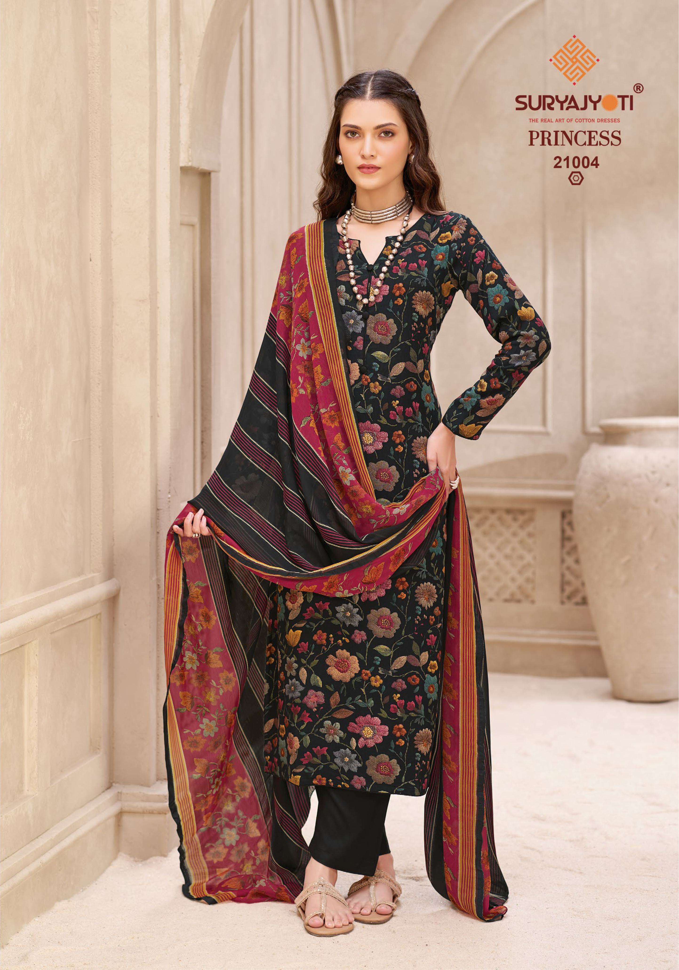 SURYAJYOTI PRINCESS VOL 21 RAYON PRINT LADIES SALWAR SUIT