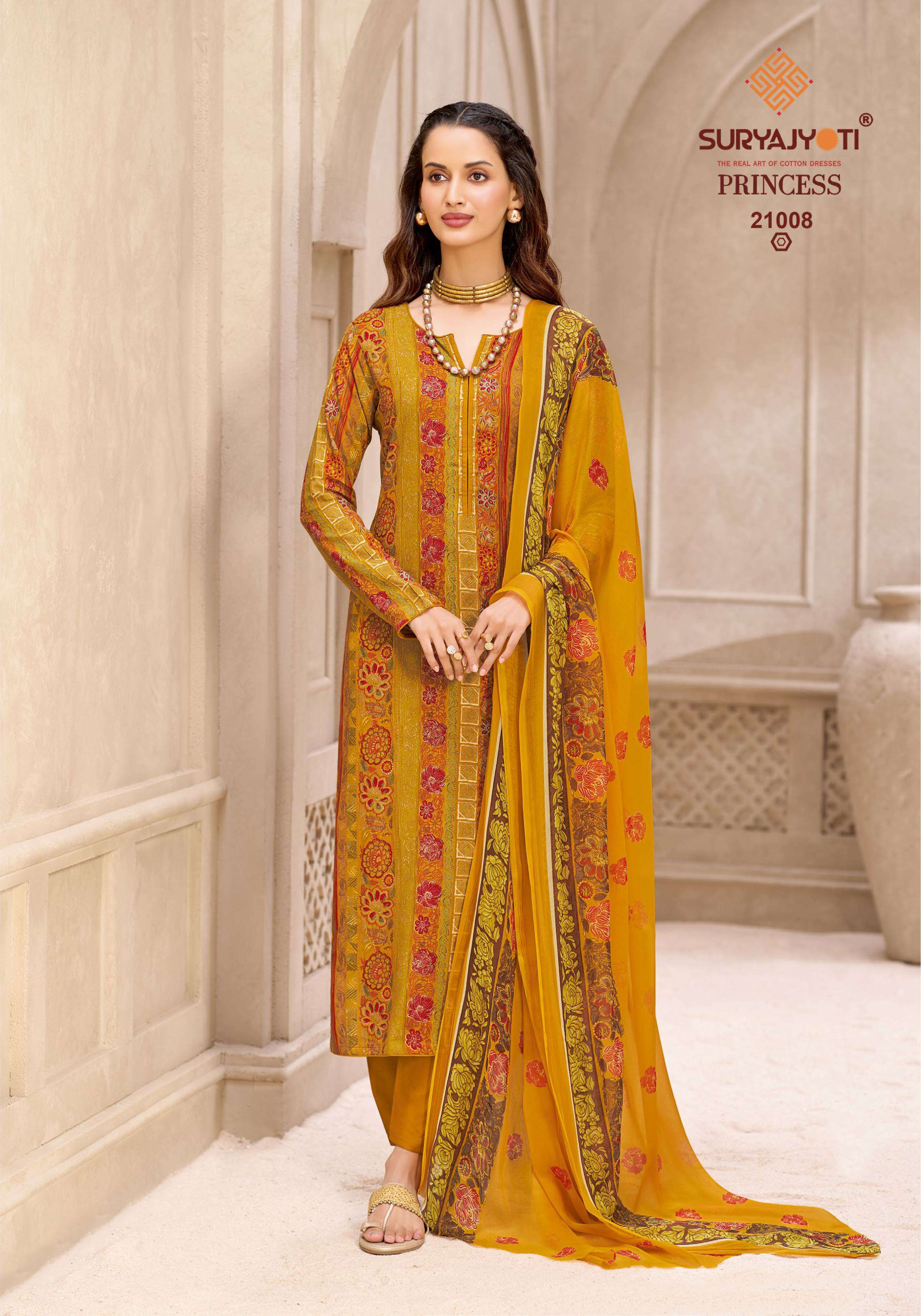 SURYAJYOTI PRINCESS VOL 21 RAYON PRINT LADIES SALWAR SUIT