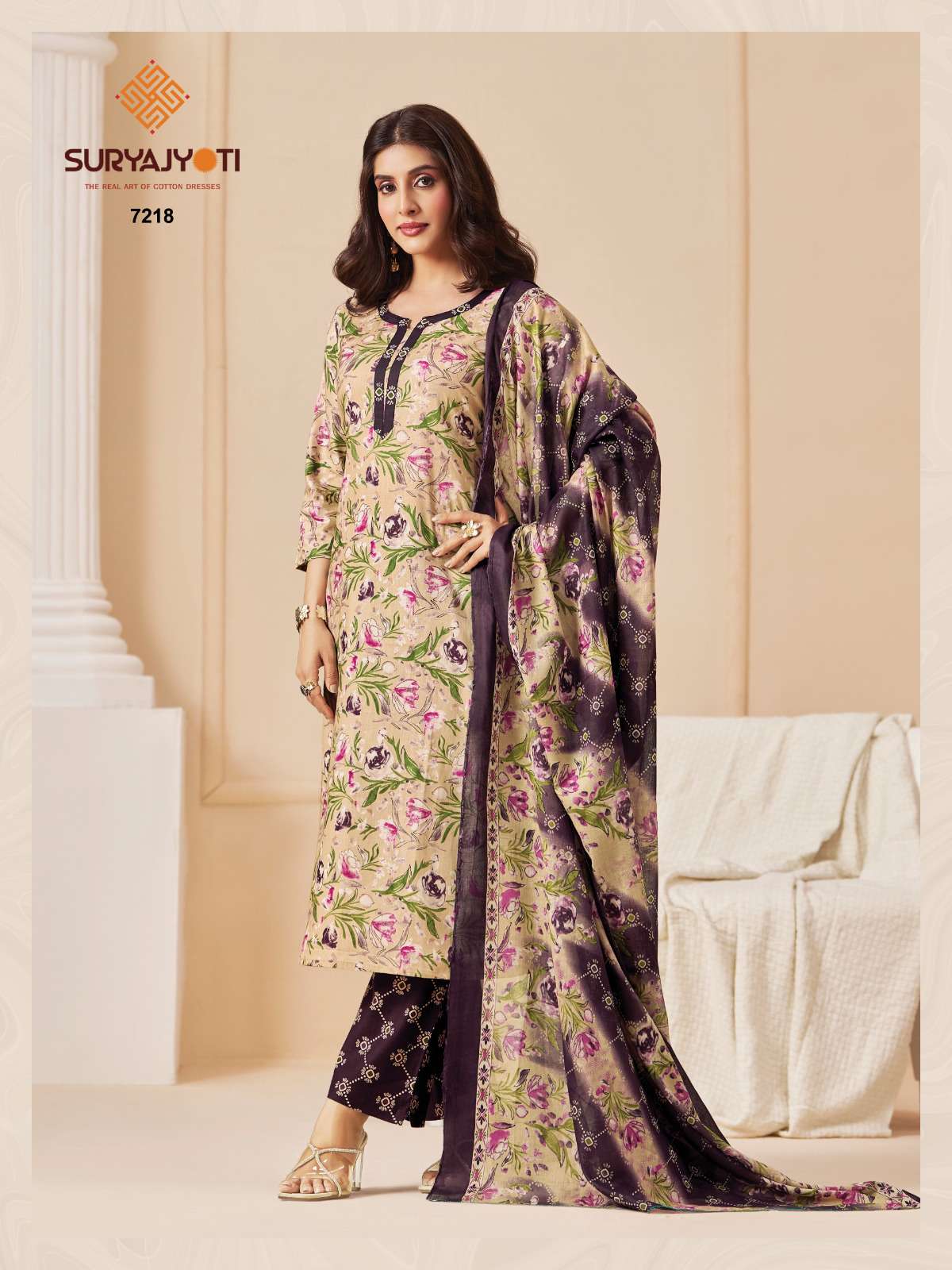 SURYAJYOTI TRENDY COTTON VOL 72 STITCHED COLLECTION