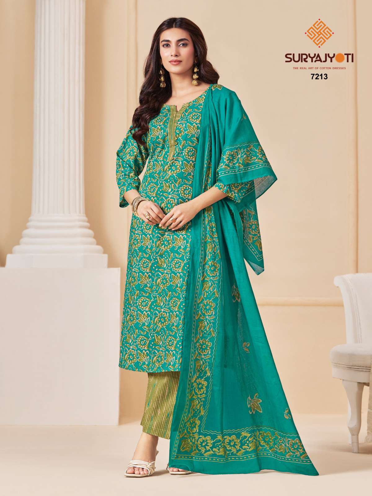 SURYAJYOTI TRENDY COTTON VOL 72 STITCHED COLLECTION