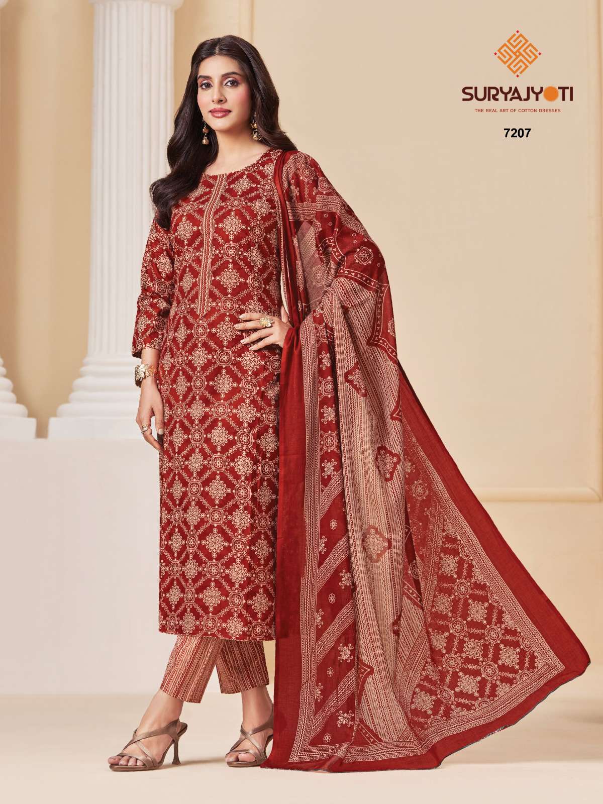 SURYAJYOTI TRENDY COTTON VOL 72 STITCHED COLLECTION