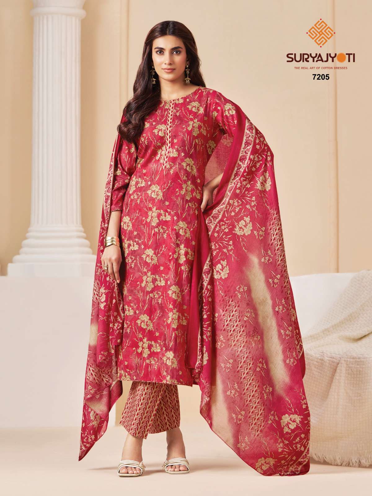 SURYAJYOTI TRENDY COTTON VOL 72 STITCHED COLLECTION