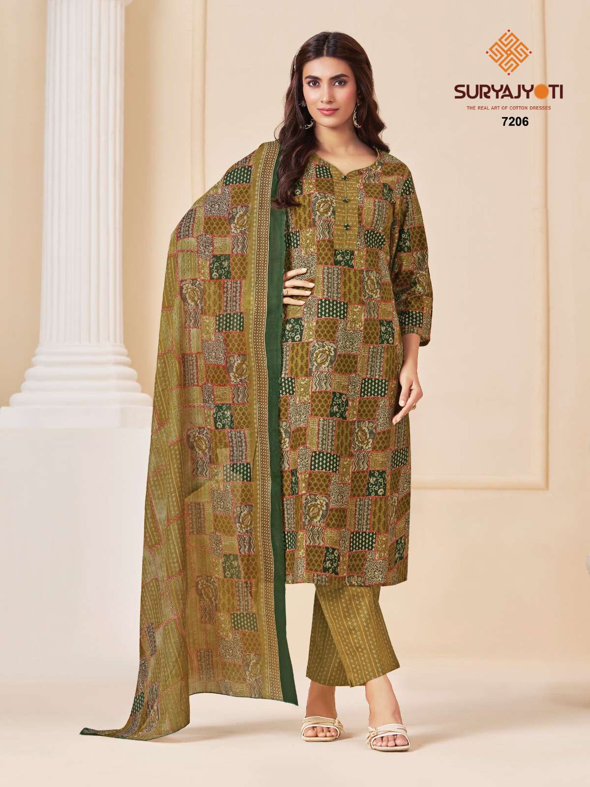 SURYAJYOTI TRENDY COTTON VOL 72 STITCHED COLLECTION