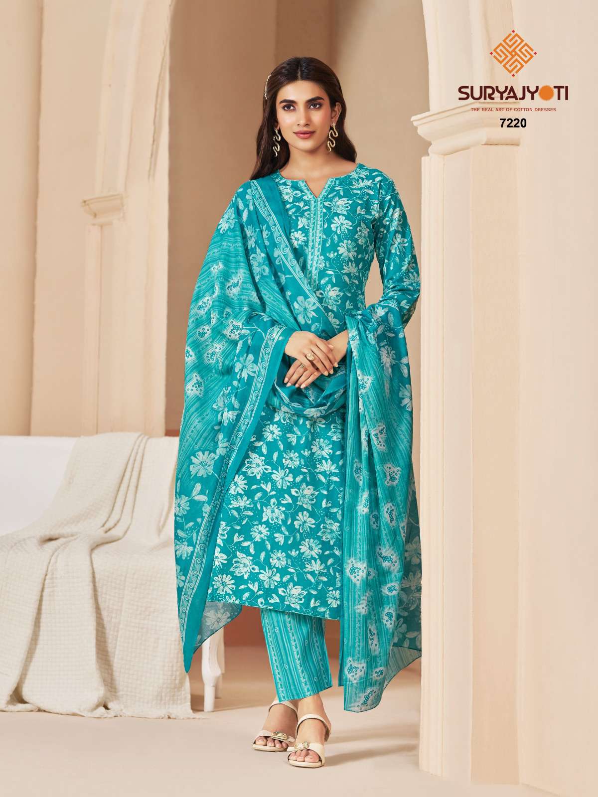 SURYAJYOTI TRENDY COTTON VOL 72 STITCHED COLLECTION