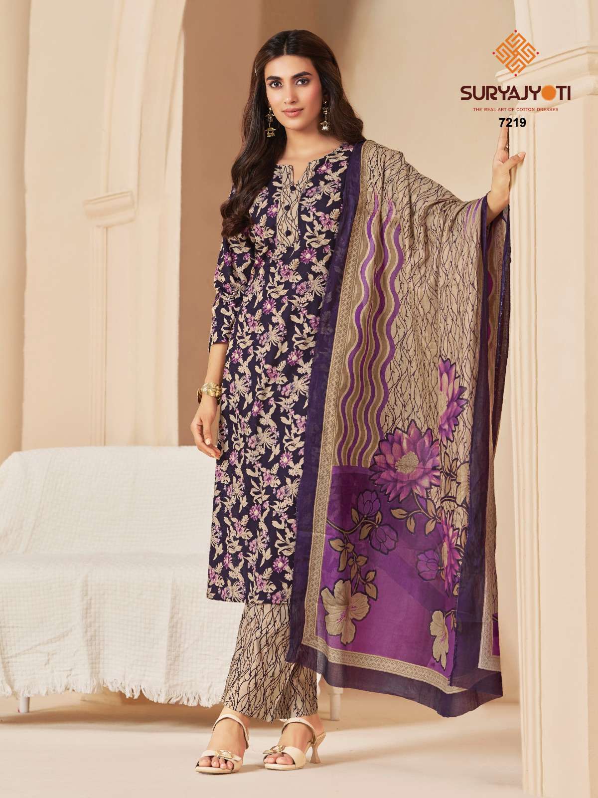 SURYAJYOTI TRENDY COTTON VOL 72 STITCHED COLLECTION