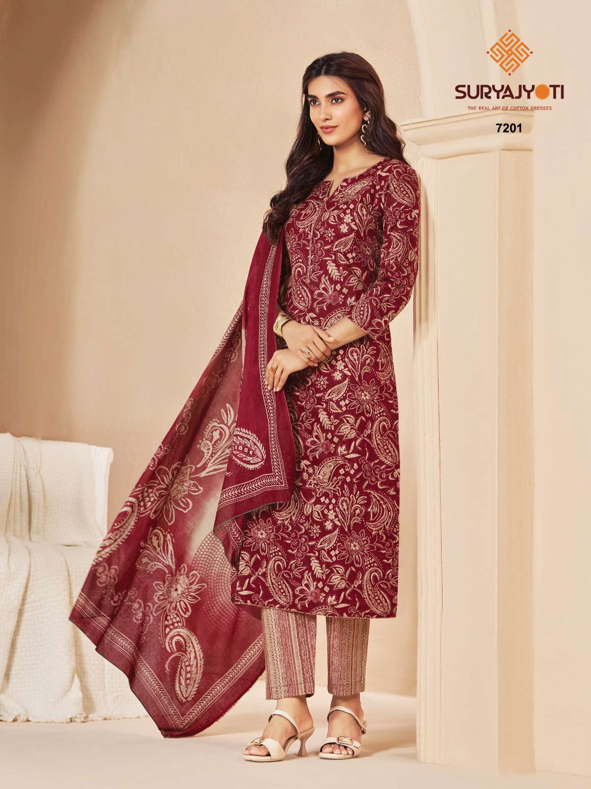 SURYAJYOTI TRENDY COTTON VOL 72 STITCHED COLLECTION