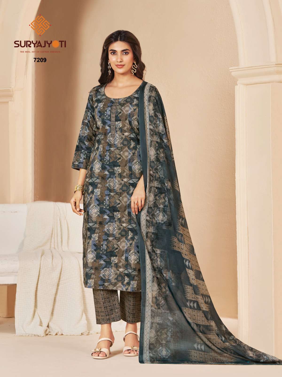 SURYAJYOTI TRENDY COTTON VOL 72 STITCHED COLLECTION