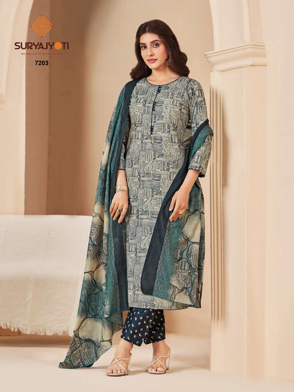 SURYAJYOTI TRENDY COTTON VOL 72 STITCHED COLLECTION