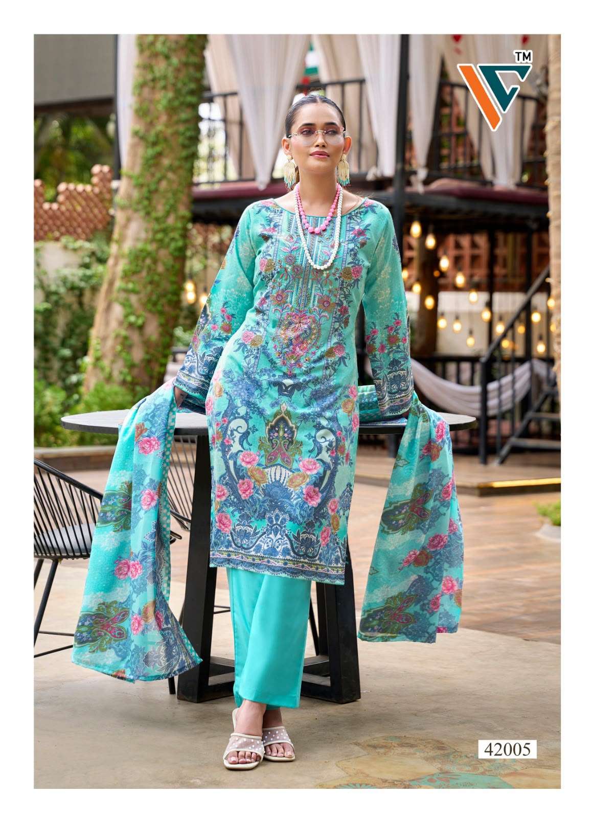 VANDANA CREATION RUHANI‎‎ VOL 42 COTTON DIGITAL STYLE PRINT SALWAR SUIT