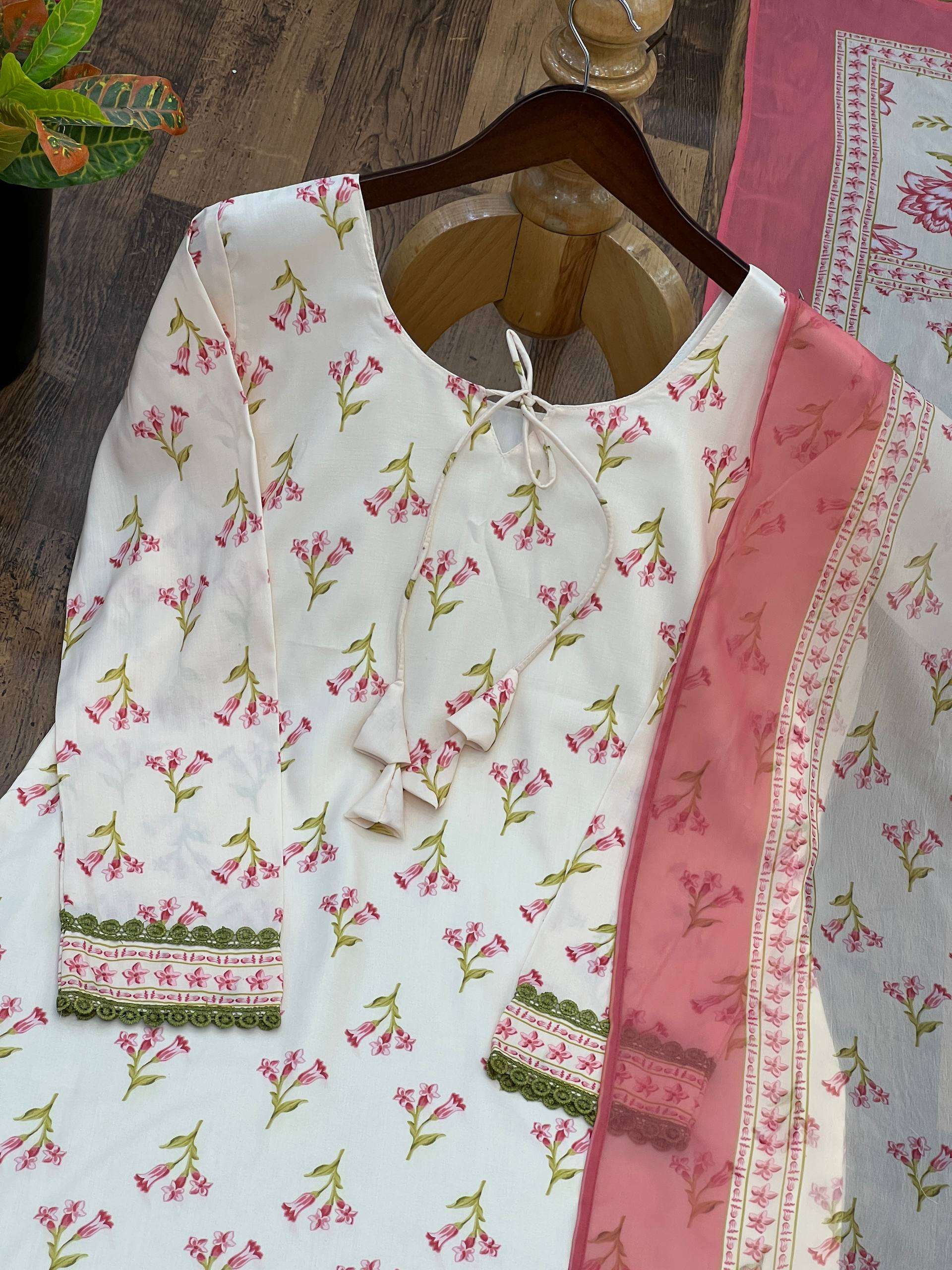 ZSR 3183 MUSLIN DIGITAL PRINT WITH DESIGNER WORK ETHNIC WEAR LADIES SUIT