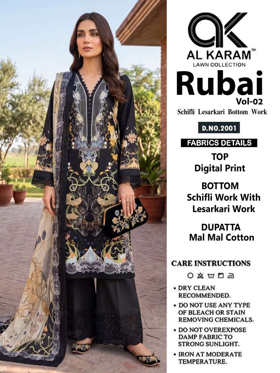 AL KARAM RUBAI VOL 2 COTTON DIGITAL PRINTS SUIT