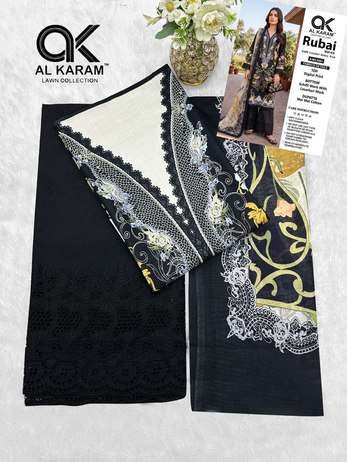AL KARAM RUBAI VOL 2 COTTON DIGITAL PRINTS SUIT