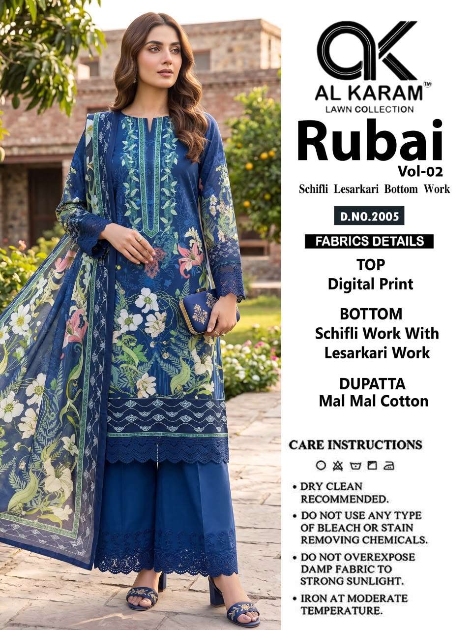 AL KARAM RUBAI VOL 2 COTTON DIGITAL PRINTS SUIT