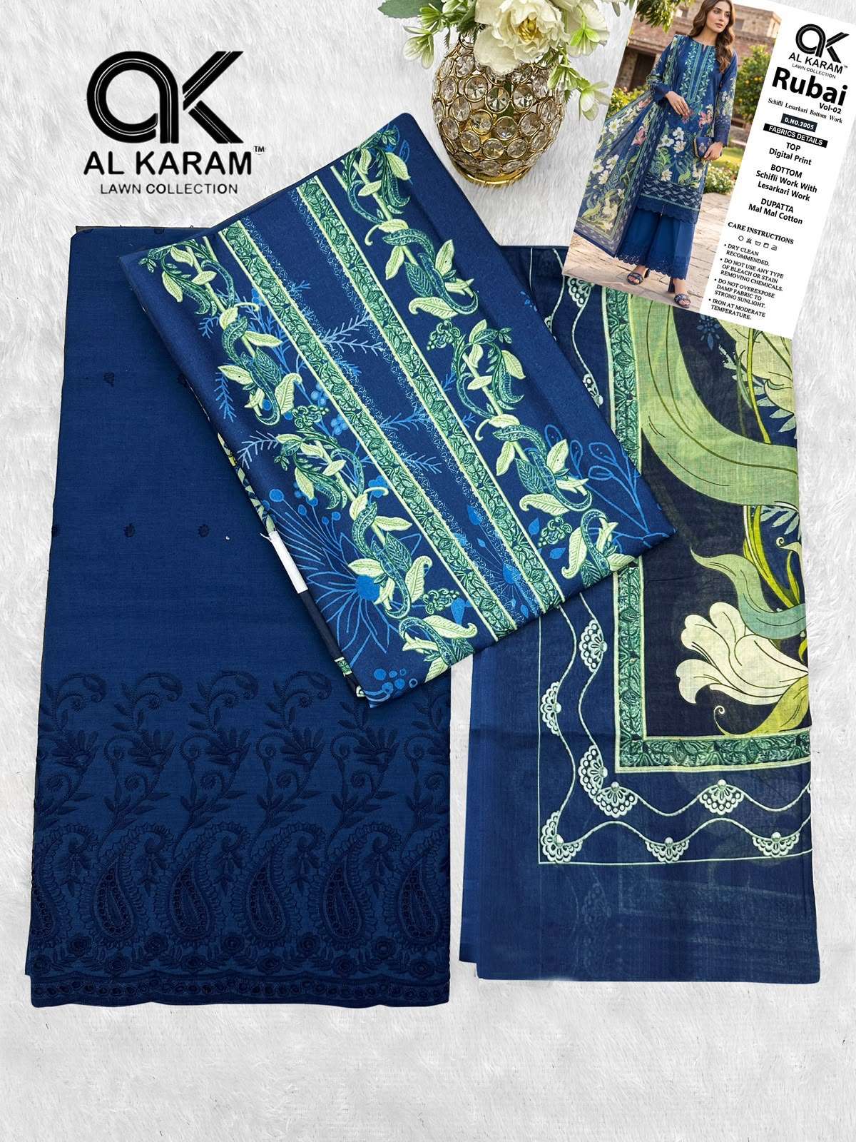 AL KARAM RUBAI VOL 2 COTTON DIGITAL PRINTS SUIT