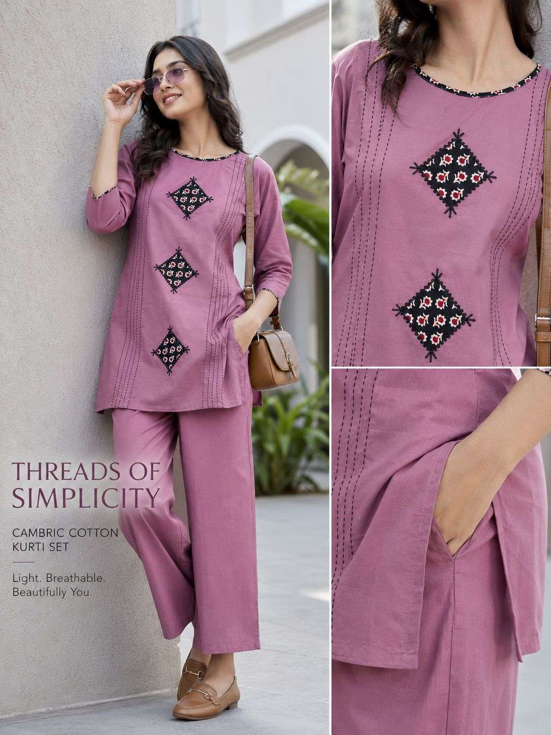 BANDHANI PALACE 2PCS SET COLLECTION FANCY WORK LADIES TOP WITH BOTTOM PAIR 