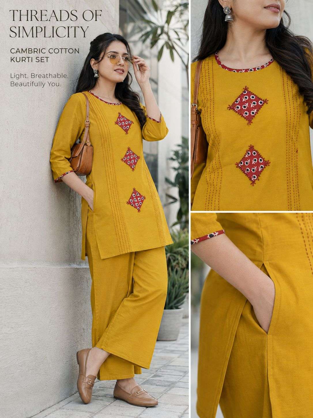 BANDHANI PALACE 2PCS SET COLLECTION FANCY WORK LADIES TOP WITH BOTTOM PAIR 