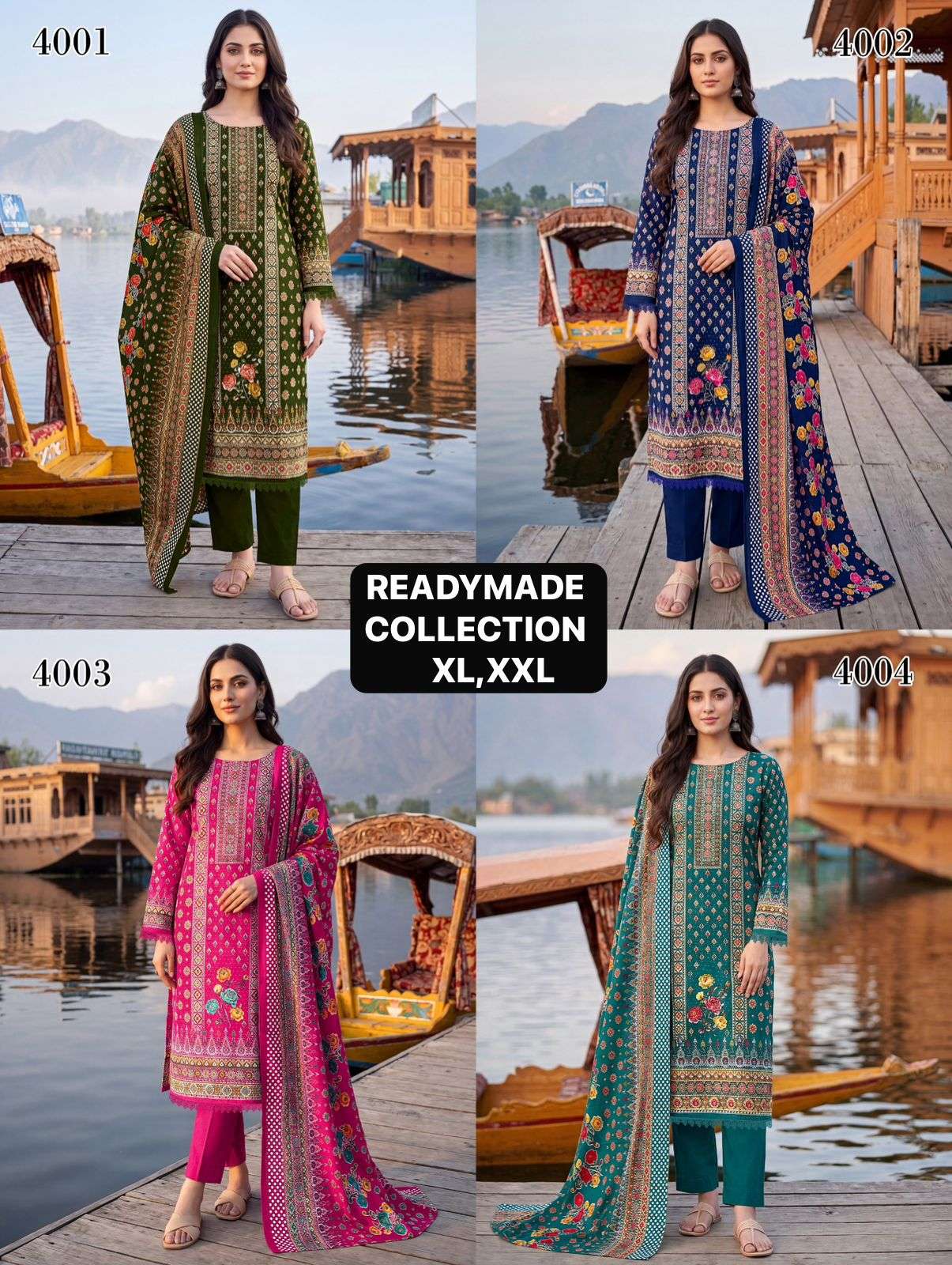 BANDHANI PALACE READY MADE RAYON SUIT COLLECTION 