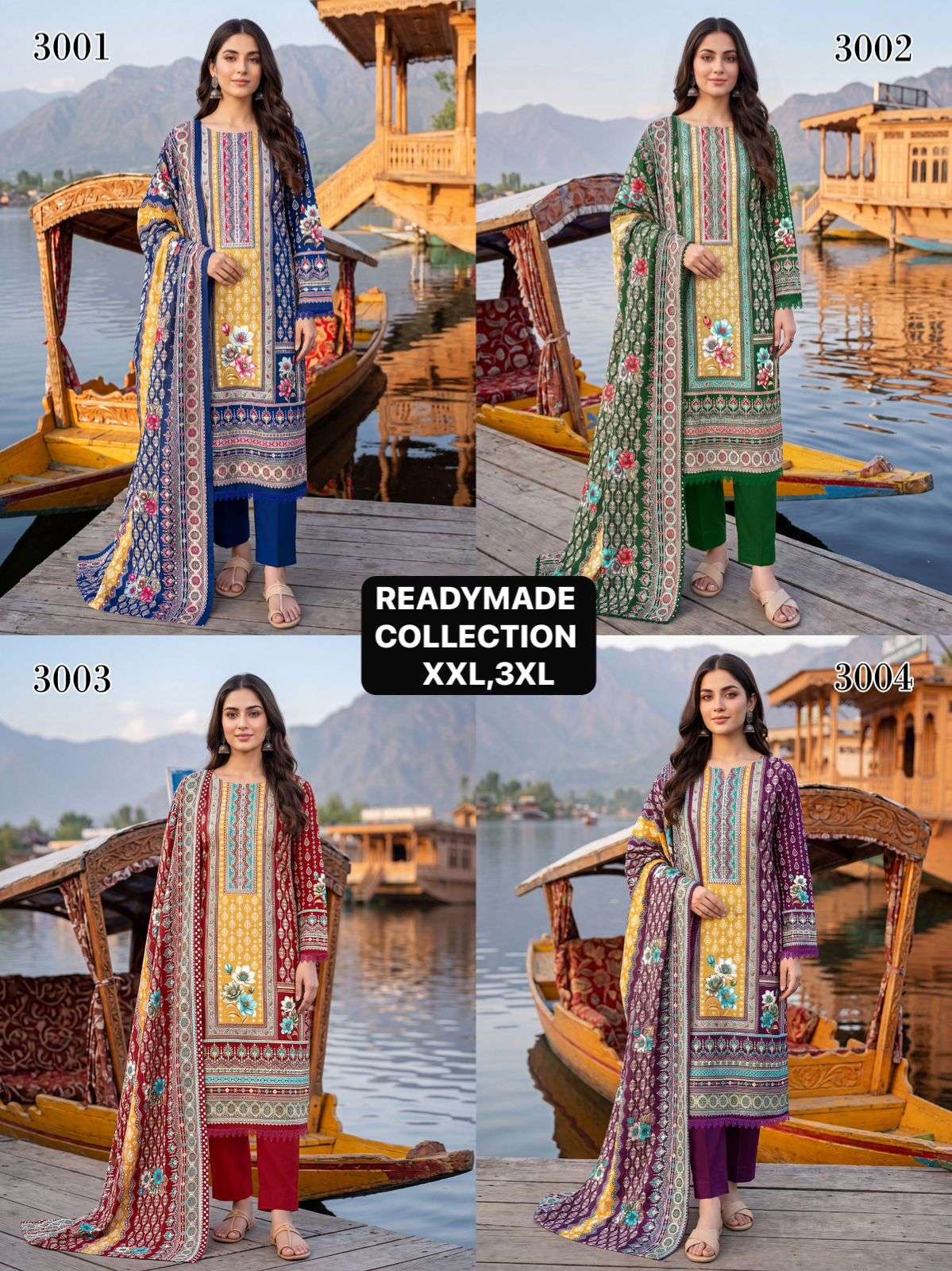 BANDHANI PALACE READY MADE RAYON SUIT COLLECTION 