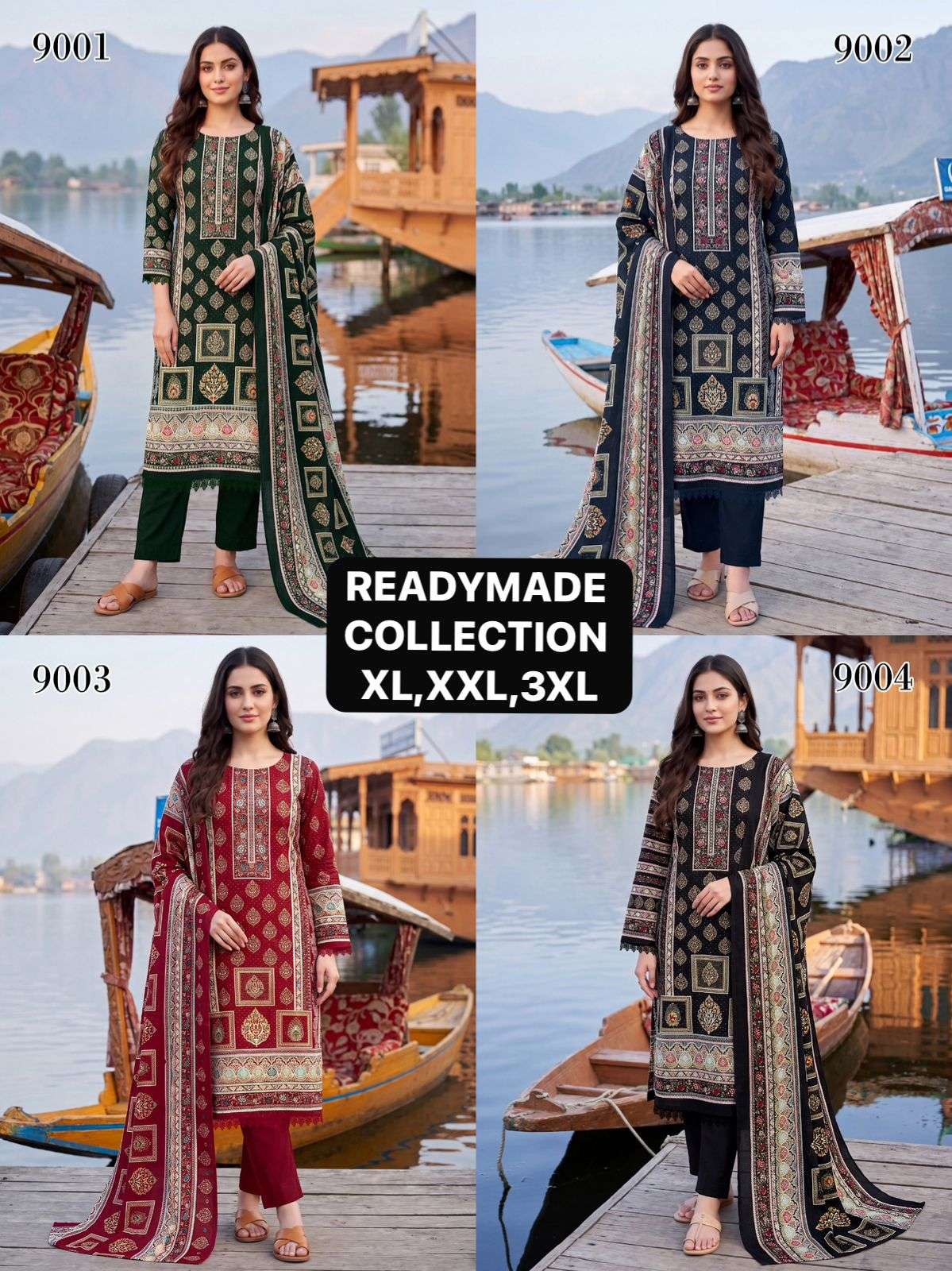 BANDHANI PALACE READY MADE RAYON SUIT COLLECTION 