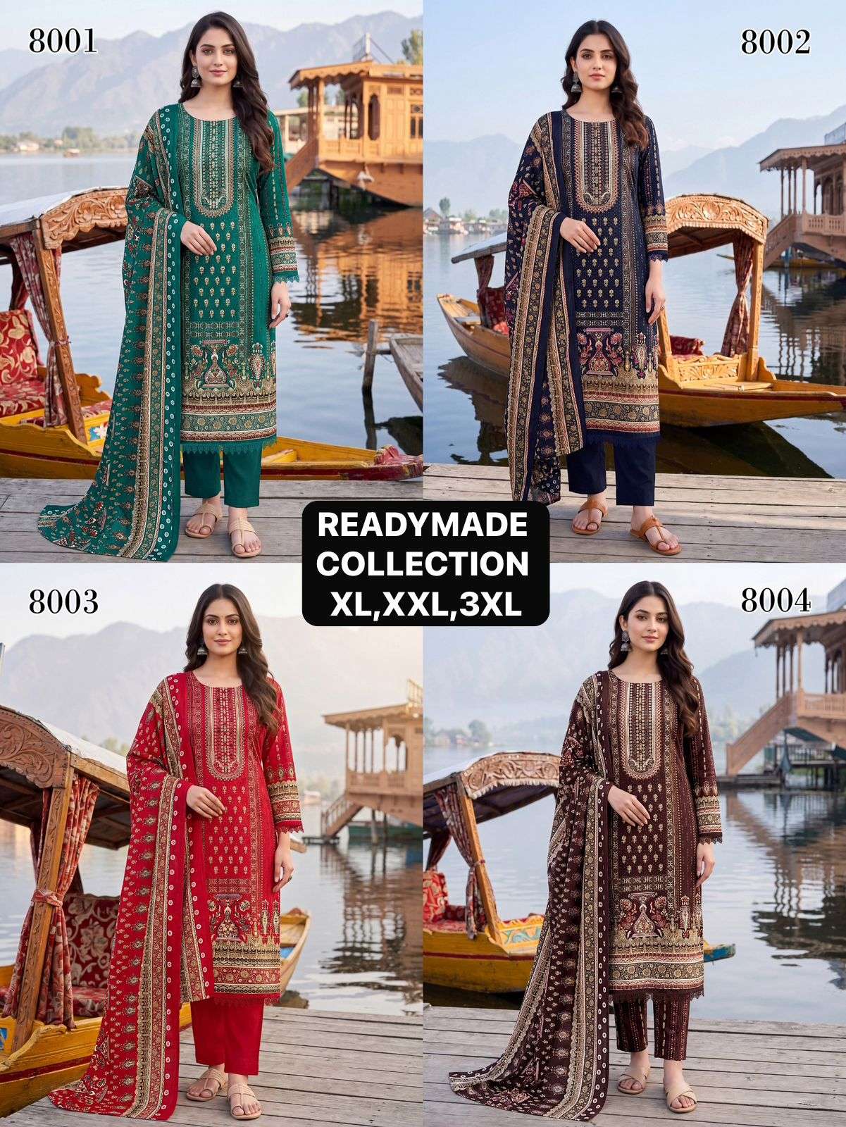 BANDHANI PALACE READY MADE RAYON SUIT COLLECTION 