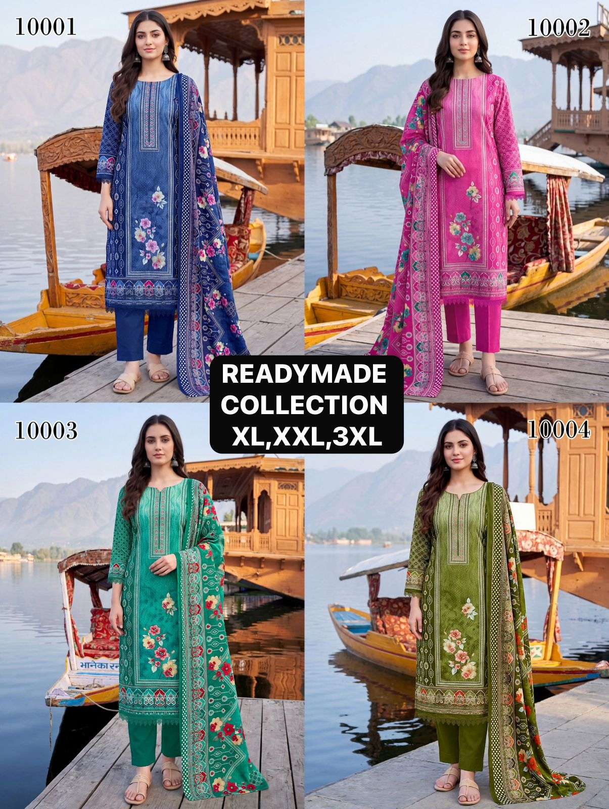 BANDHANI PALACE READY MADE RAYON SUIT COLLECTION 