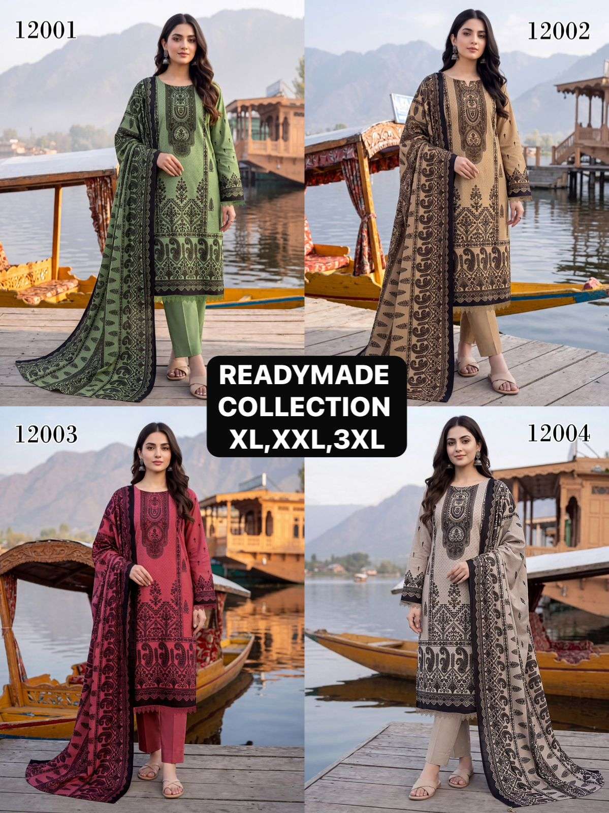BANDHANI PALACE READY MADE RAYON SUIT COLLECTION 