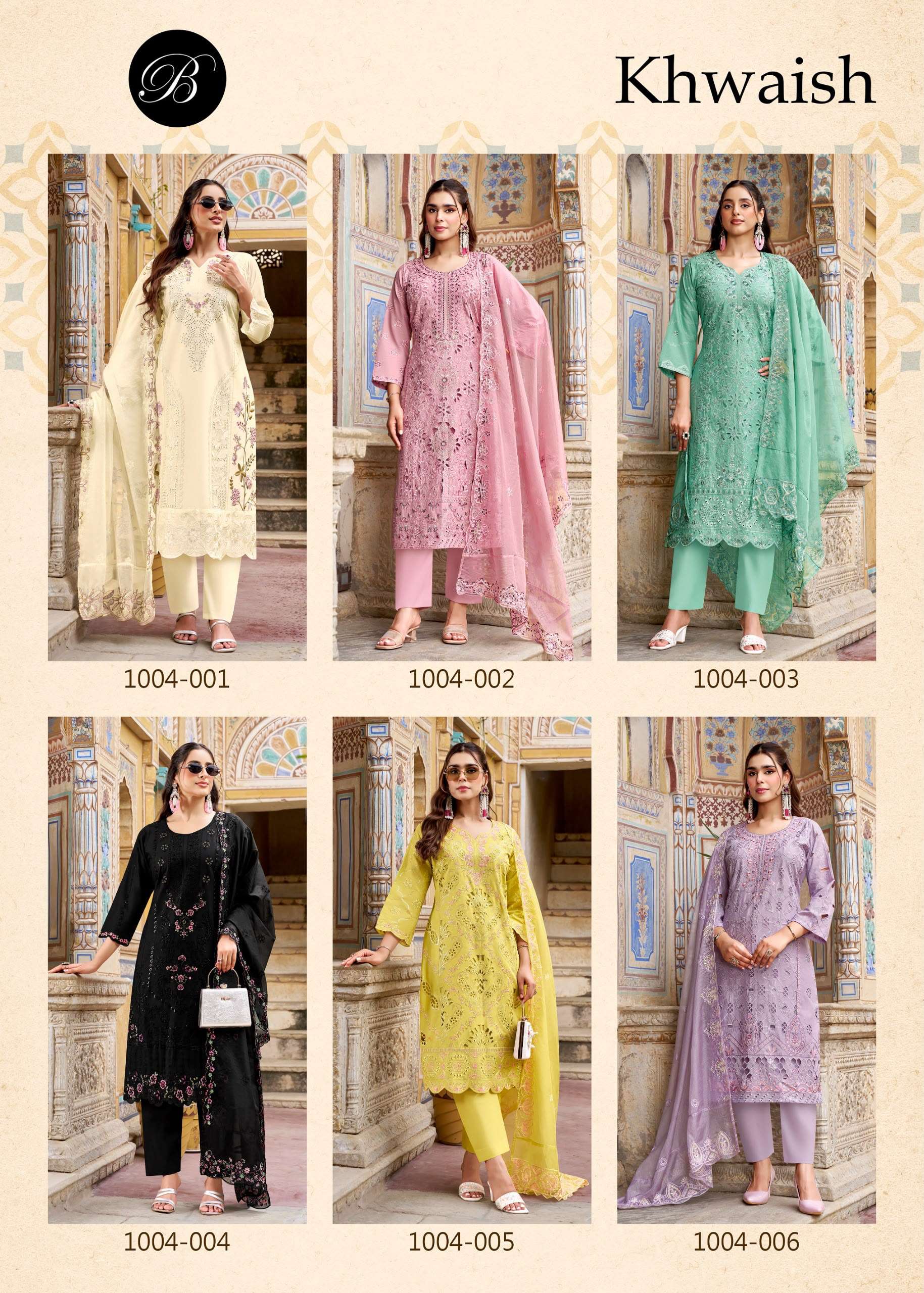 BELLIZA DESIGNER STUDIO KHWAISH LAWN COTTON DIGITAL PRINT WITH EMBROIDERY SUIT
