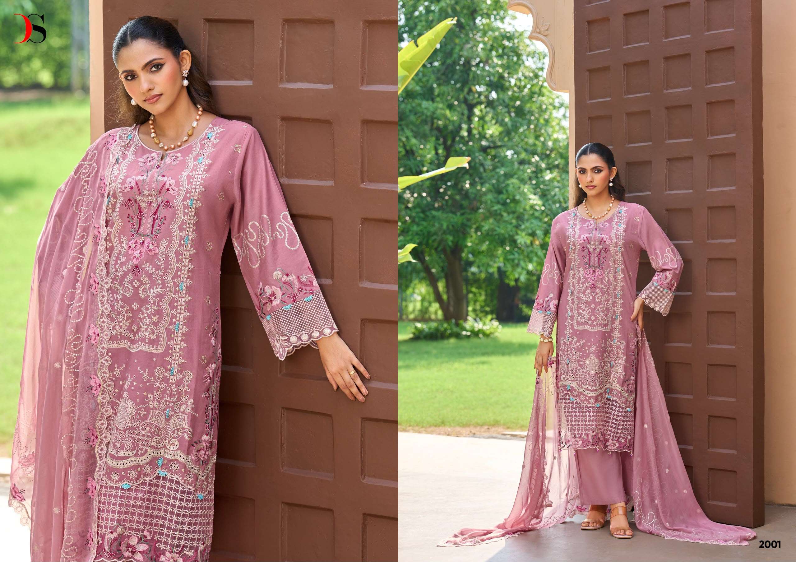 DEEPSY SUITS ELAF EXCLUSIVE VOL 2 LAWN COTTON HEAVY EMBROIDERY DESIGNER WORK PAKISTANI SUIT