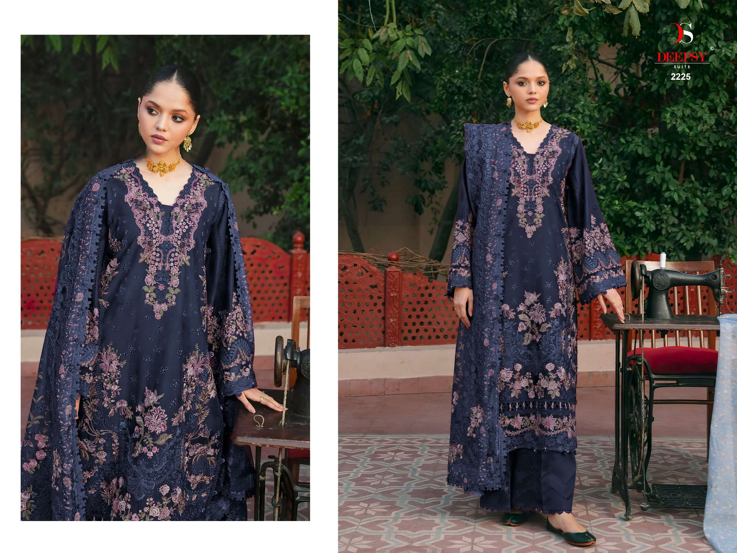 DEEPSY SUITS ELAF PREMIUM LUXURY LAWN COLLECTION VOL 10 COTTON EMBROIDERY DESIGNER WORK SUIT