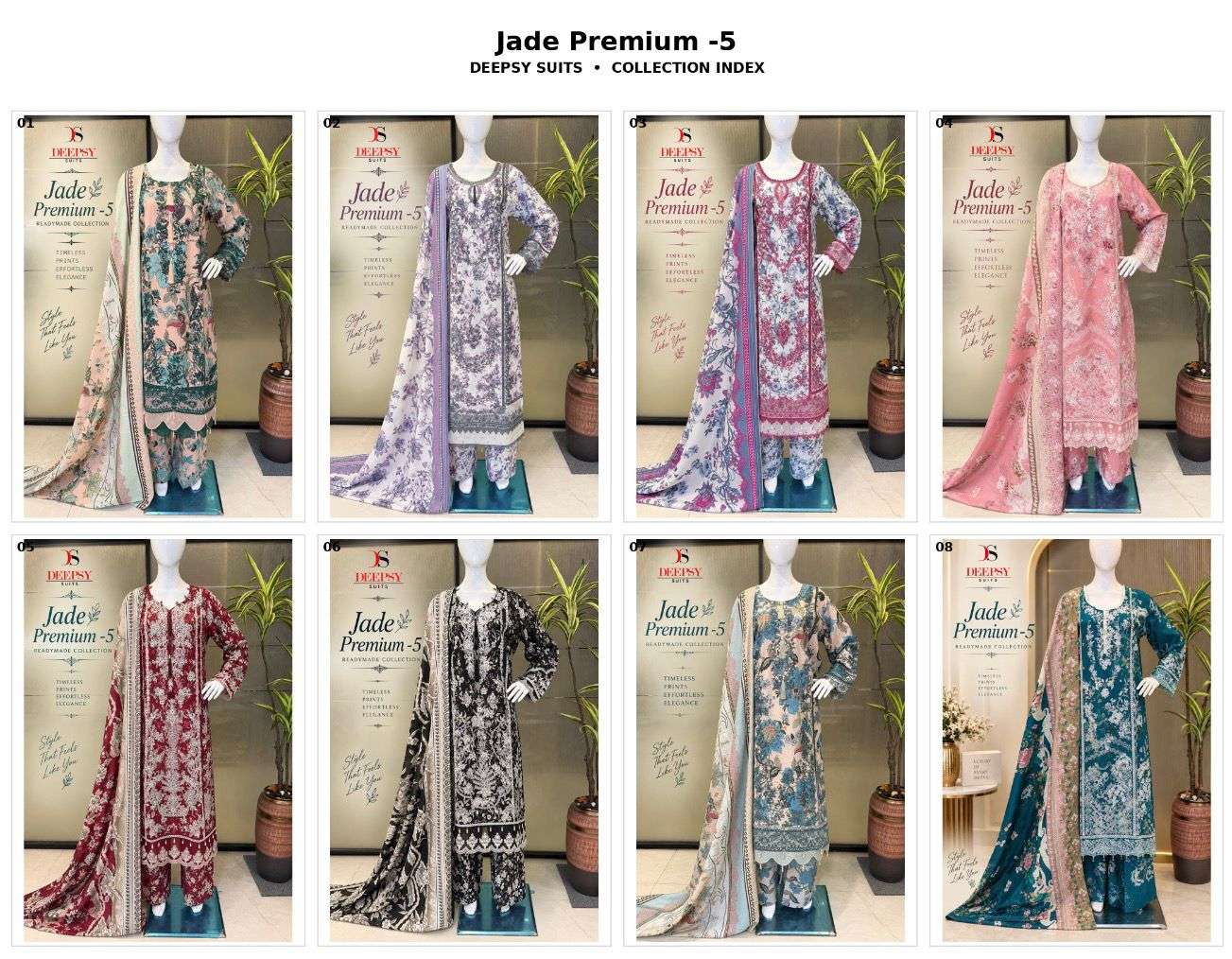  DEEPSY SUITS JADE PREMIUM VOL 5 STITCHED COLLECTION 