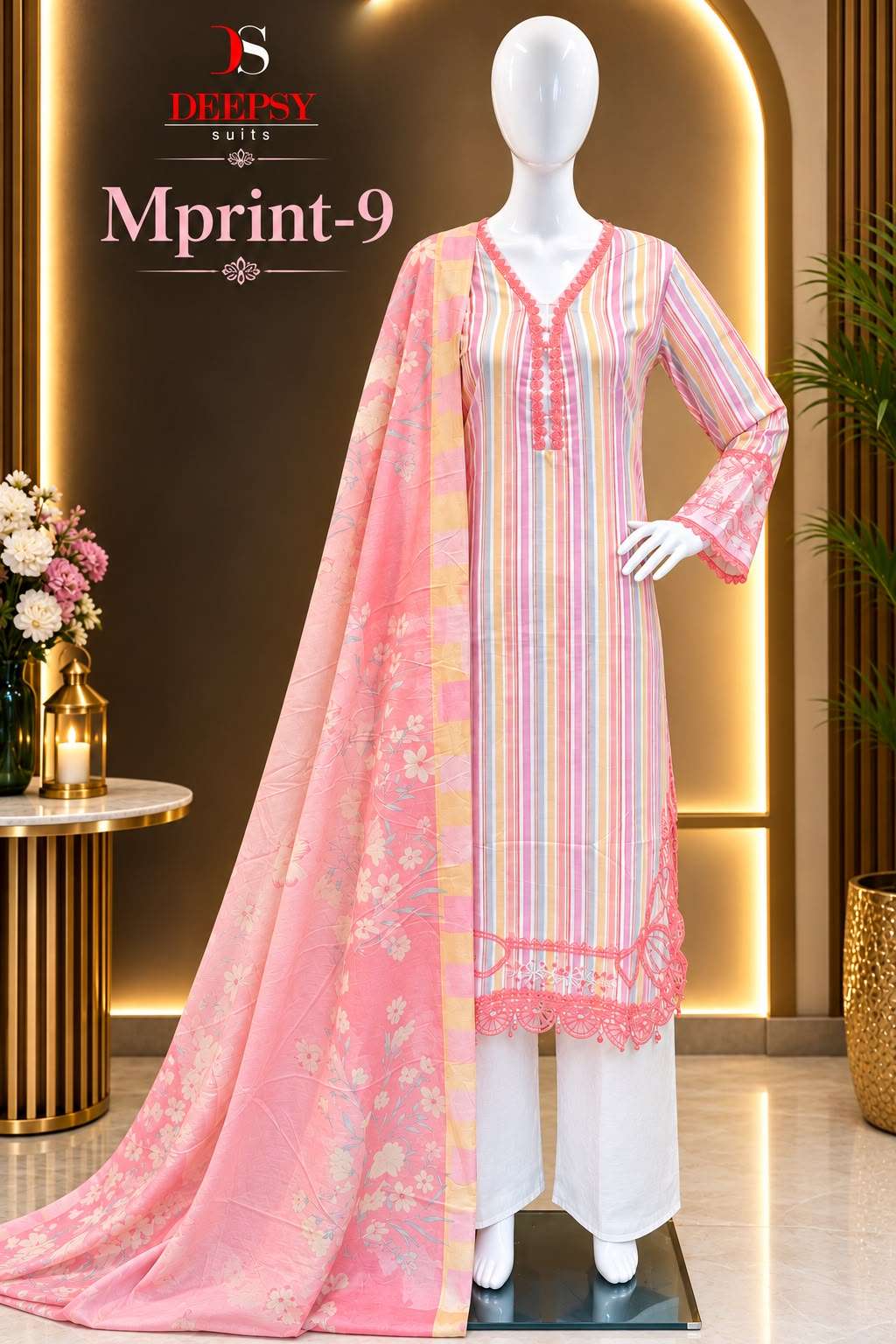 DEEPSY SUITS MARIA B M PRINT VOL 9 READY MADE COLLECTION 