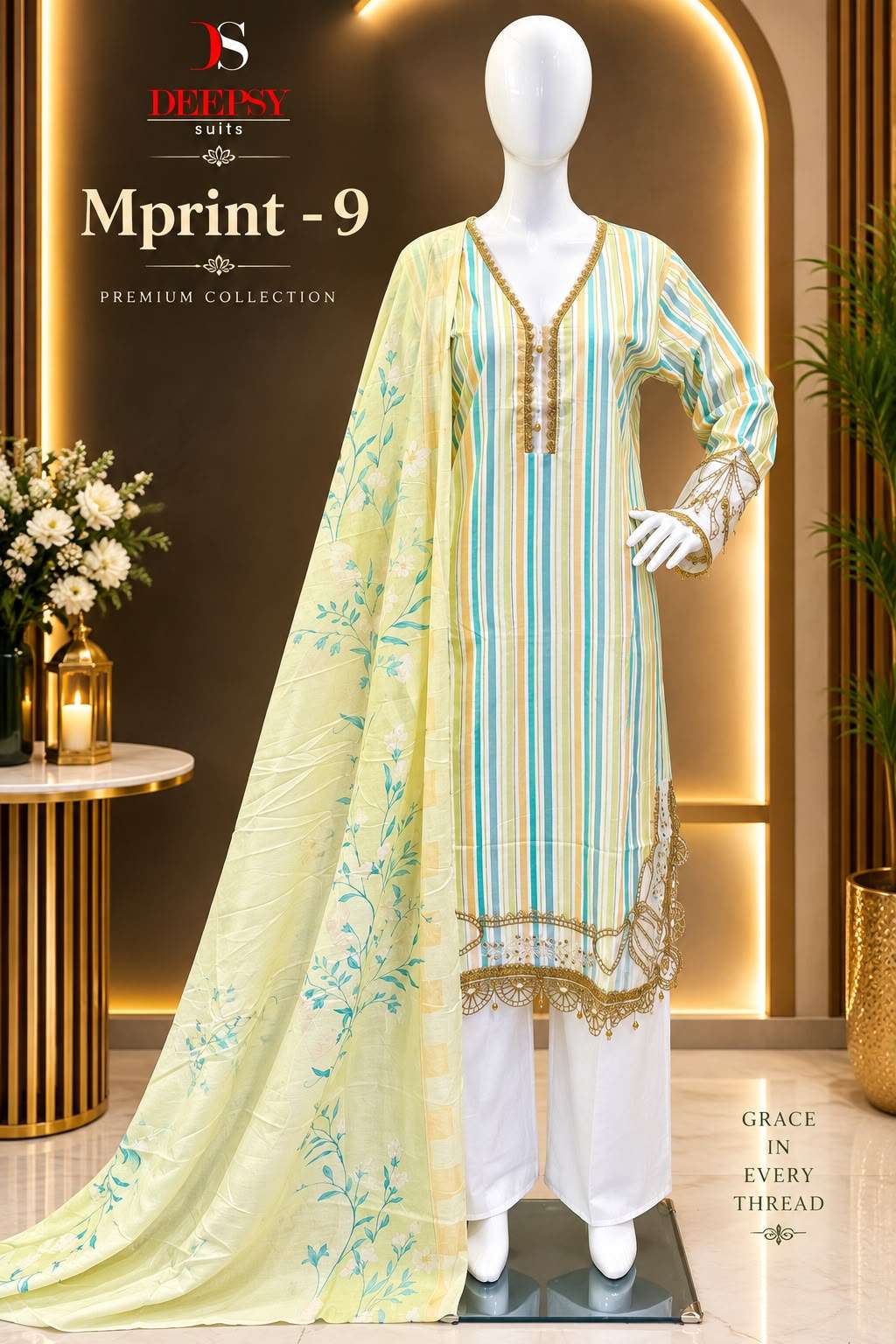 DEEPSY SUITS MARIA B M PRINT VOL 9 READY MADE COLLECTION 