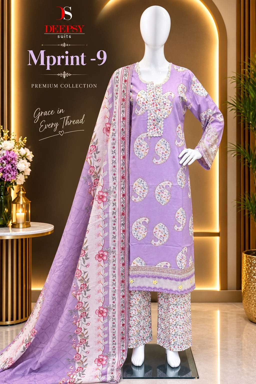 DEEPSY SUITS MARIA B M PRINT VOL 9 READY MADE COLLECTION 