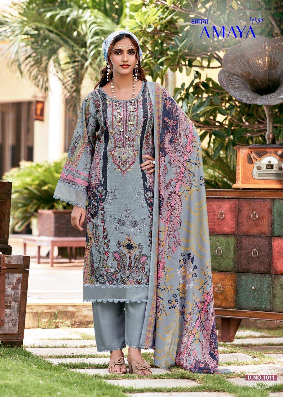 FALAK INTERNATIONAL AMAYA VOL 1 COTTON DIGITAL STYLE PRINT SALWAR SUIT