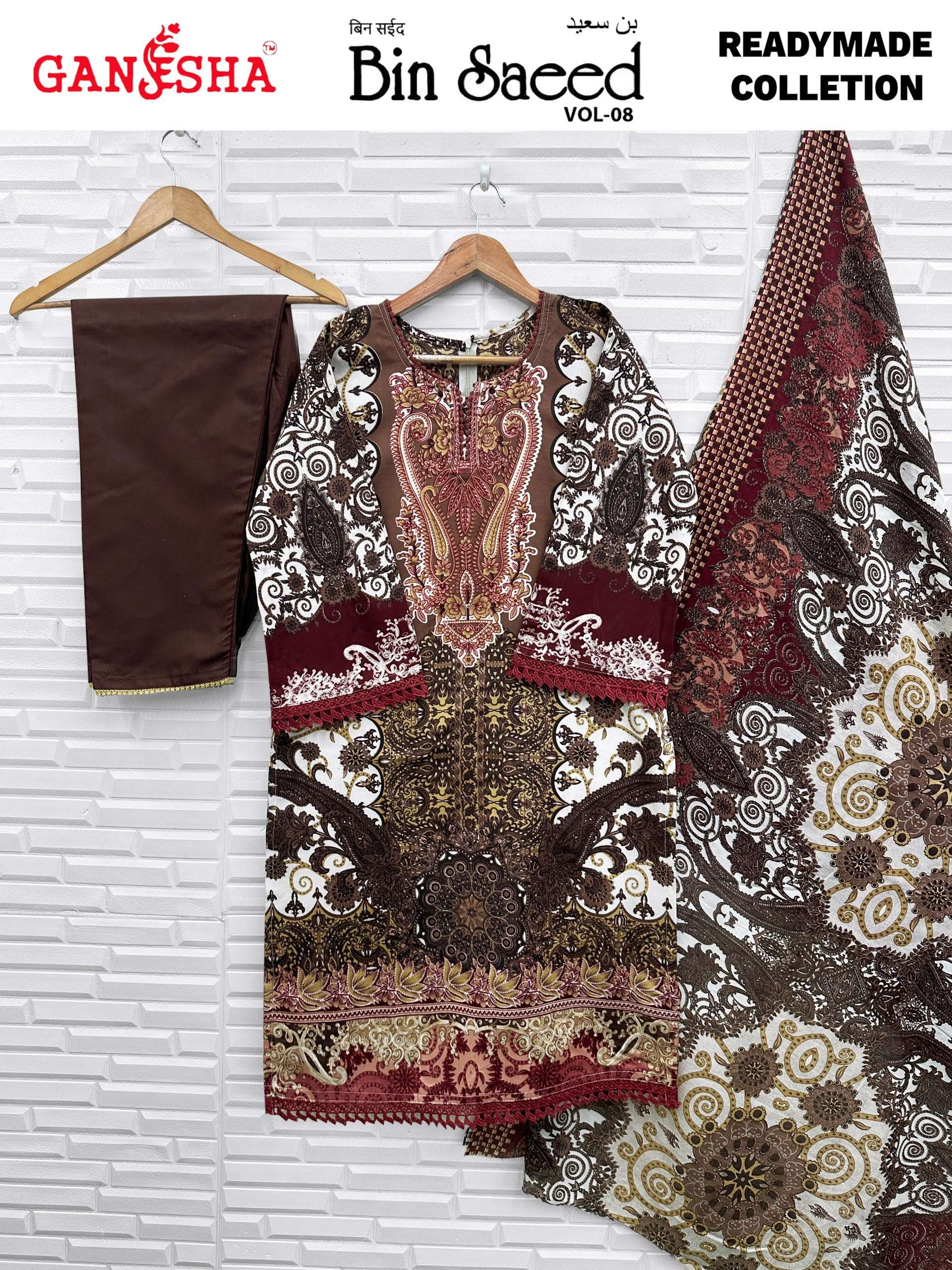 FALAK INTERNATIONAL BIN SAEED VOL 8 READY MADE COLLECTION 