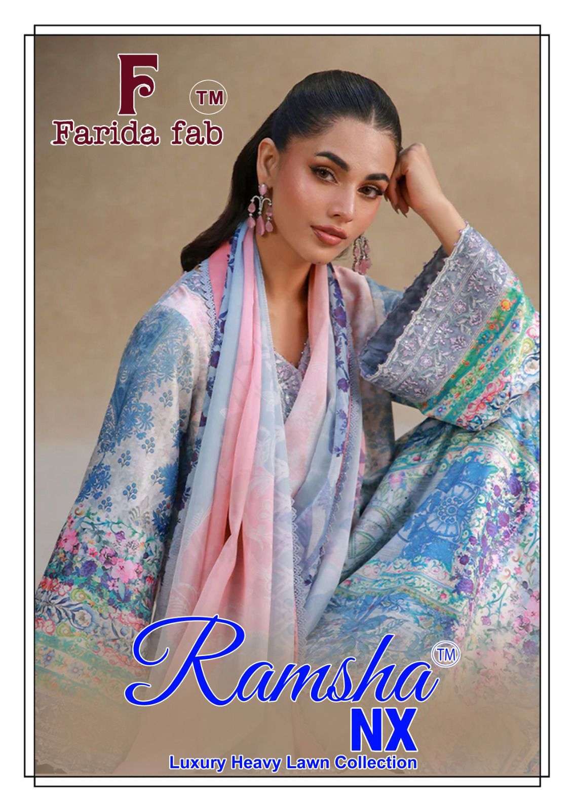 FARIDA FAB RAMSHA NX READY  MADE COLLECTION 