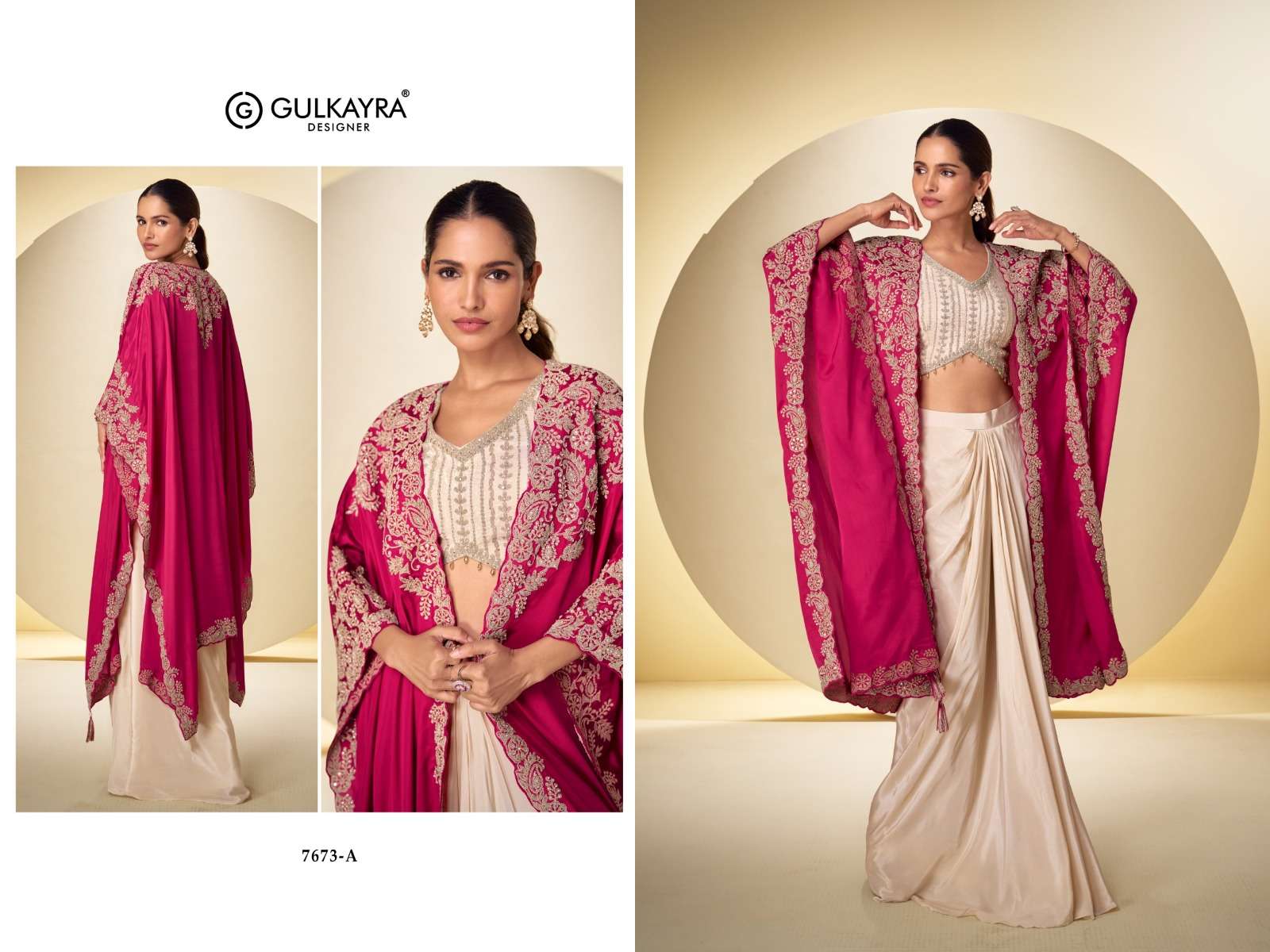 GULKAYRA DESIGNER ANDAZ HEAVY BEAUTIFUL DESIGNER LOOK WEDDING FUNCTION WEAR DRESS