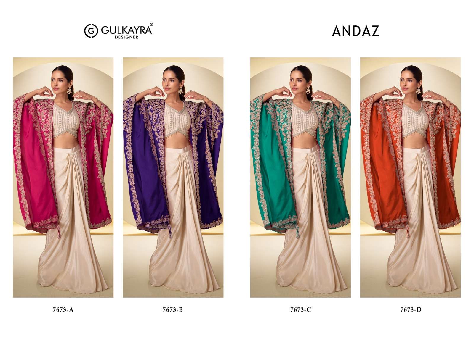 GULKAYRA DESIGNER ANDAZ HEAVY BEAUTIFUL DESIGNER LOOK WEDDING FUNCTION WEAR DRESS