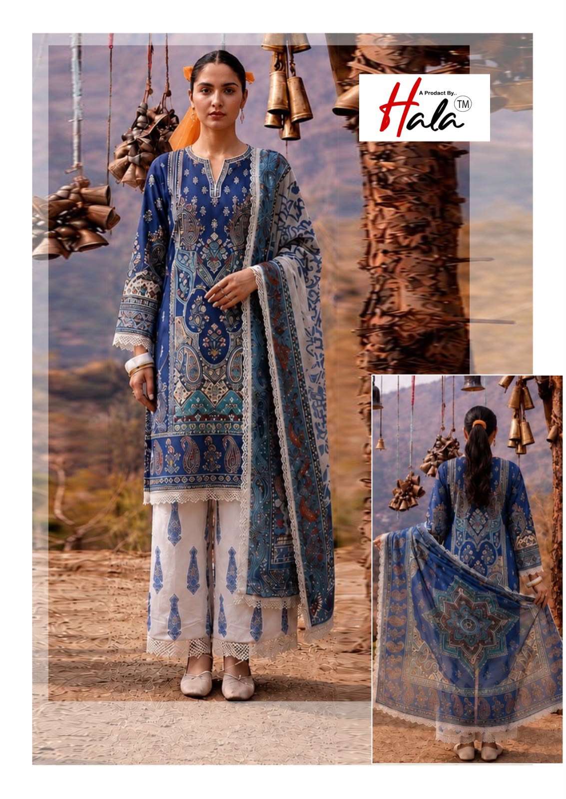 HALA RAMSHA VOL 10 COTTON DIGITAL KARACHI PRINTS SALWAR SUIT