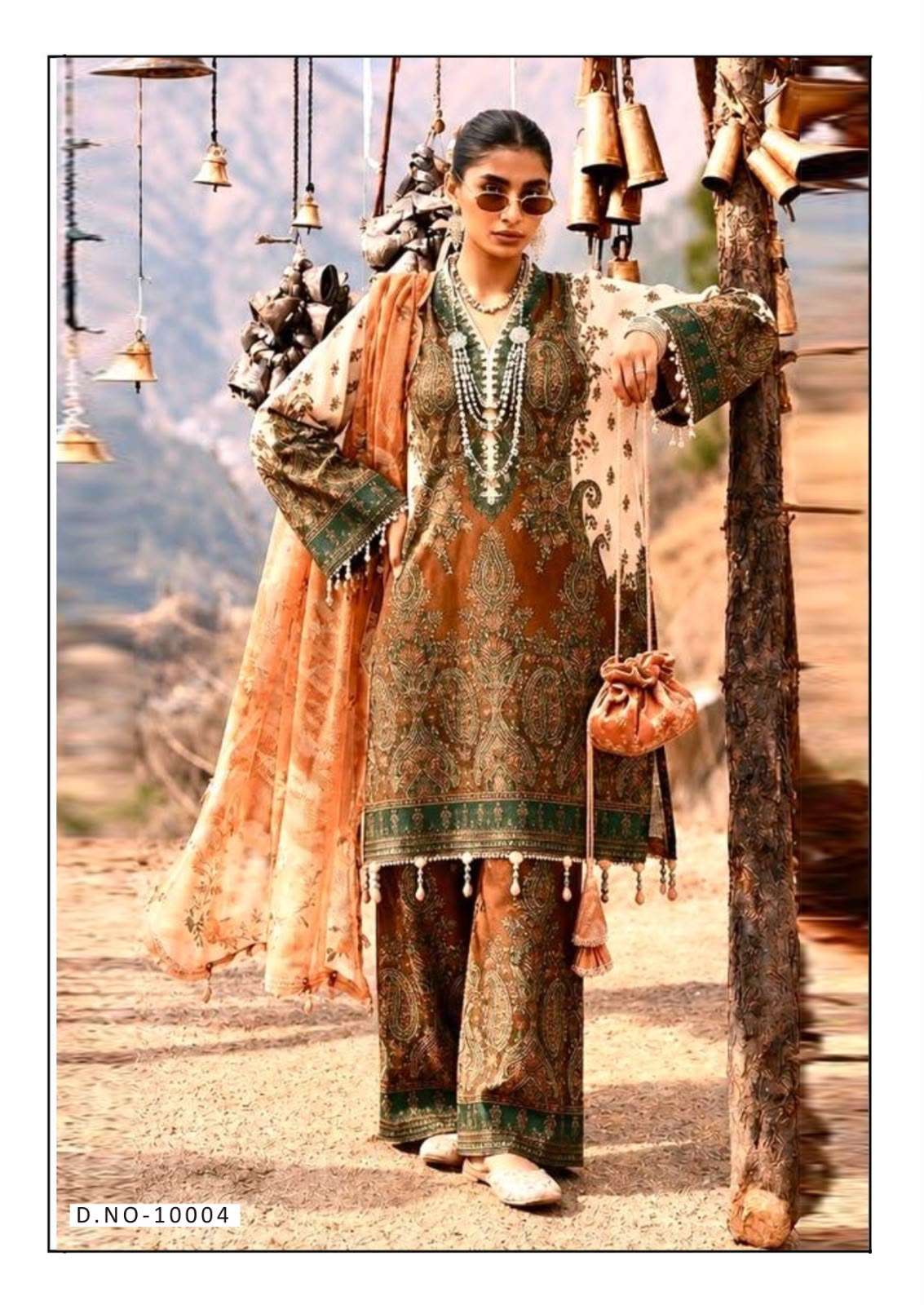 HALA RAMSHA VOL 10 COTTON DIGITAL KARACHI PRINTS SALWAR SUIT